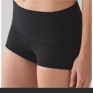 Lululemon black shorts.